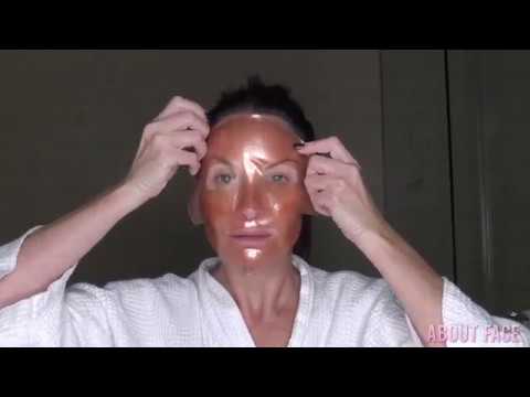 FIRST IMPRESSION ROSE GOLD HYDROGEL FACE PEEL MASK I CLAIMS TO ILLUMINATE, TONE, AND LIFT YOUR FACE